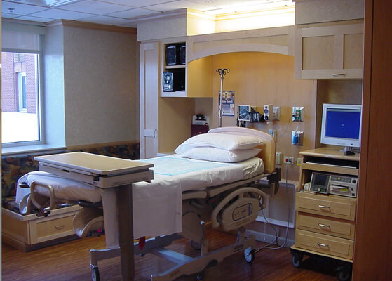 Rose Medical Center patient room