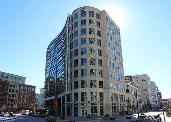 Exterior view of the VF Corporation building